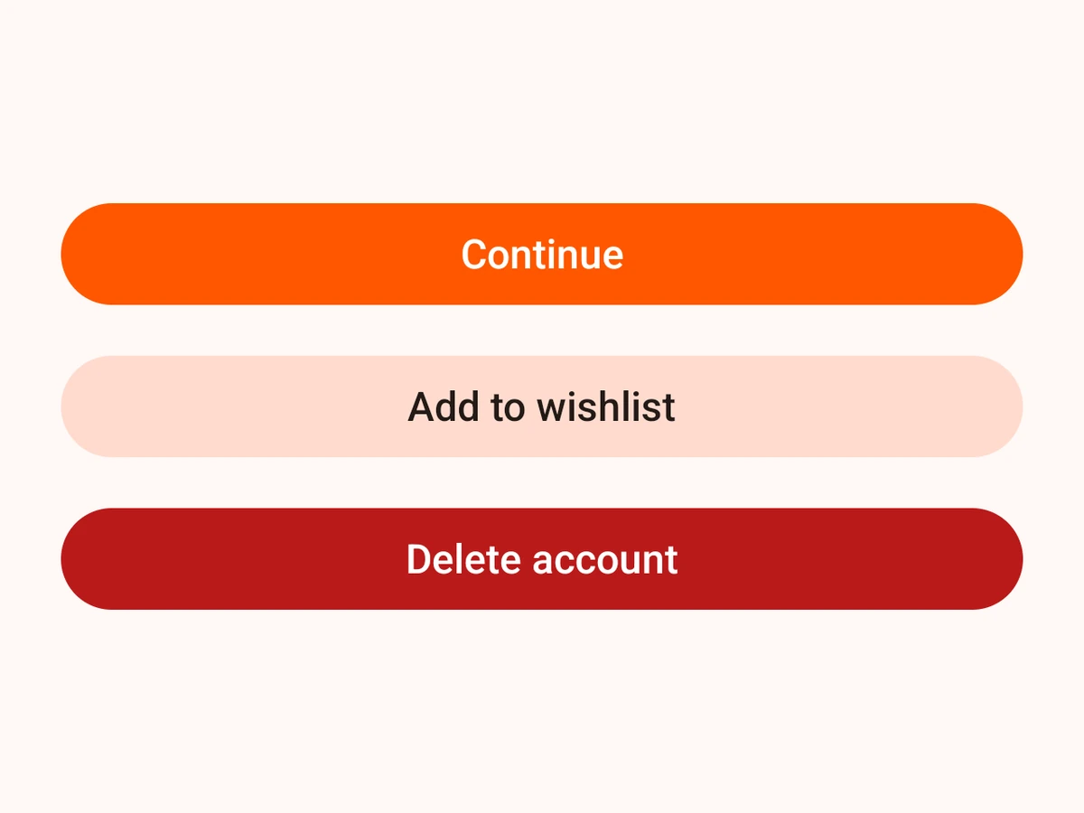 Button on Android