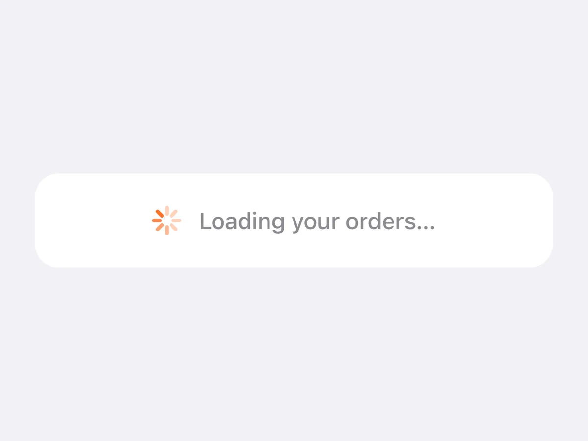 ActivityIndicator on iOS