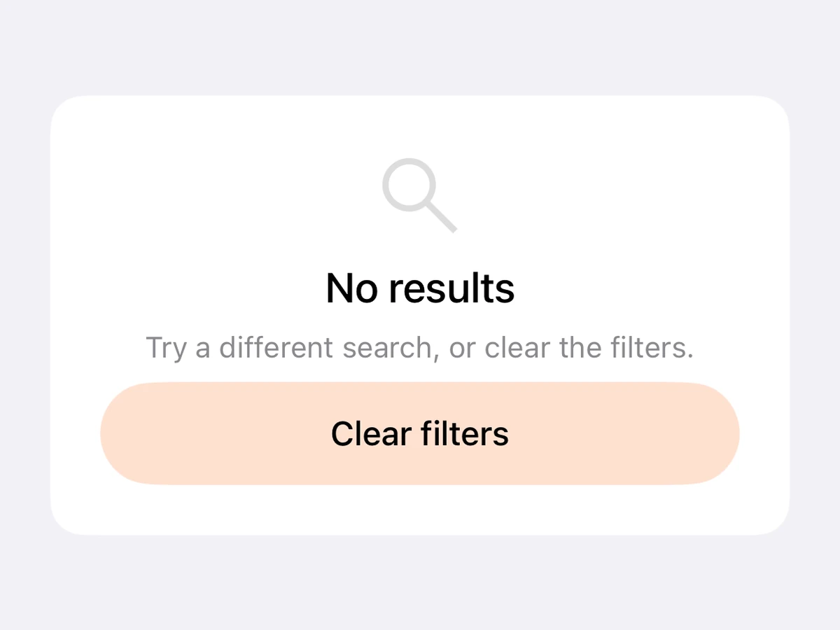 EmptyState on iOS