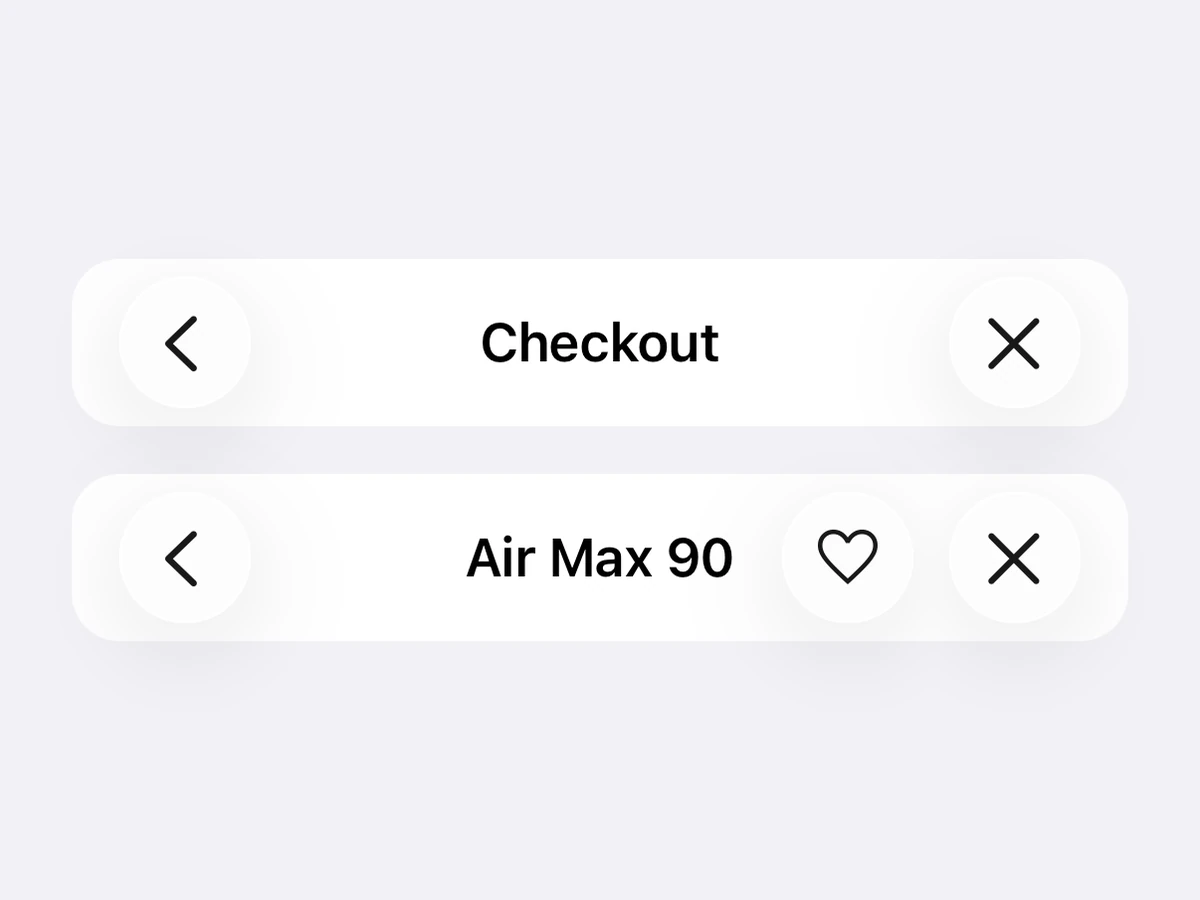 NavigationBar on iOS