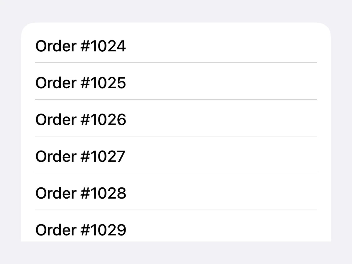 ScrollView on iOS